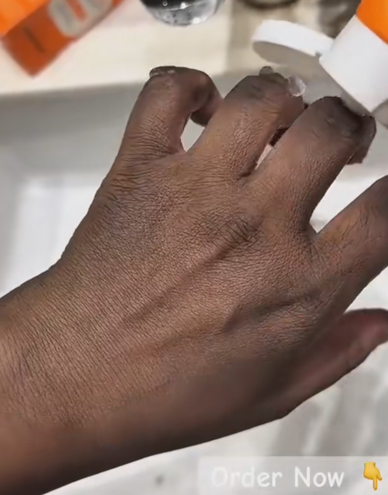 Before using Orange Gel